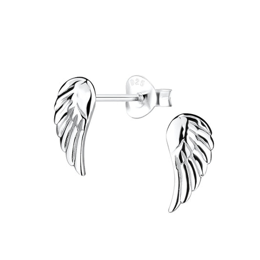 NEW The Northern Angels Sterling Silver Wing Ear Studs